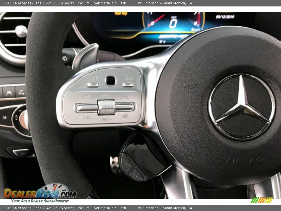 2020 Mercedes-Benz C AMG 63 S Sedan Steering Wheel Photo #18