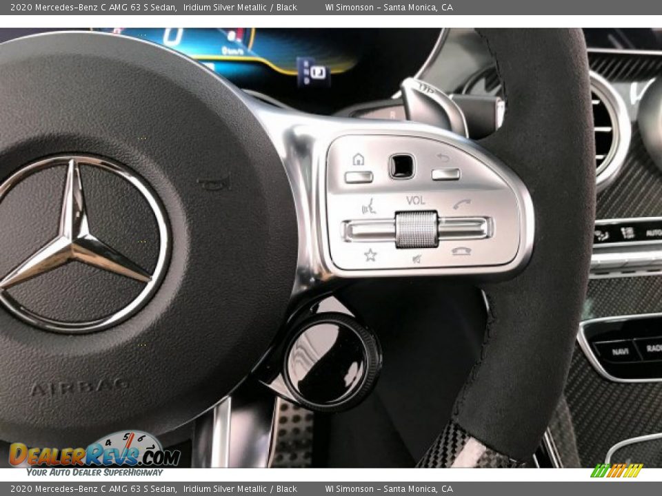 2020 Mercedes-Benz C AMG 63 S Sedan Steering Wheel Photo #19