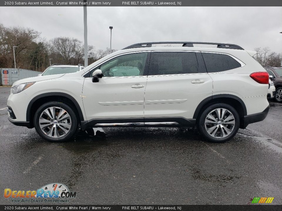 2020 Subaru Ascent Limited Crystal White Pearl / Warm Ivory Photo #3