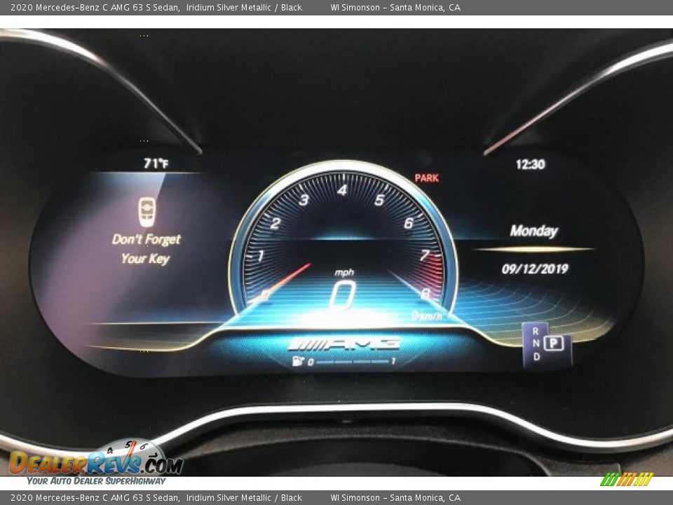 2020 Mercedes-Benz C AMG 63 S Sedan Gauges Photo #20