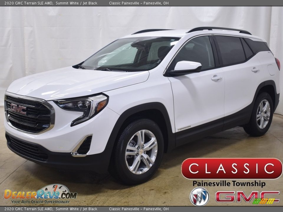 2020 GMC Terrain SLE AWD Summit White / Jet Black Photo #1