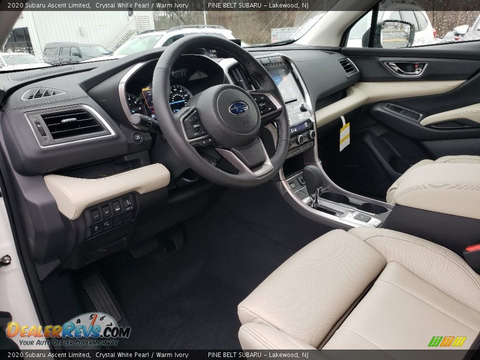 Warm Ivory Interior - 2020 Subaru Ascent Limited Photo #7