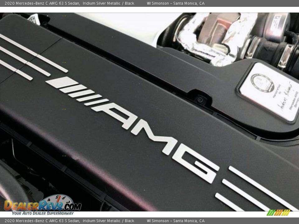 2020 Mercedes-Benz C AMG 63 S Sedan Iridium Silver Metallic / Black Photo #31