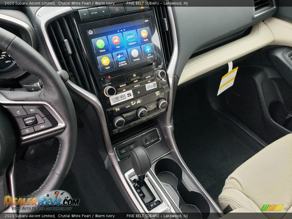 2020 Subaru Ascent Limited Crystal White Pearl / Warm Ivory Photo #10