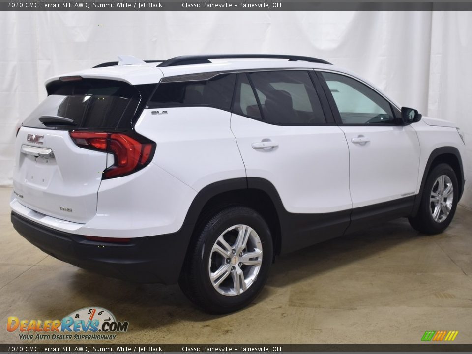 2020 GMC Terrain SLE AWD Summit White / Jet Black Photo #9