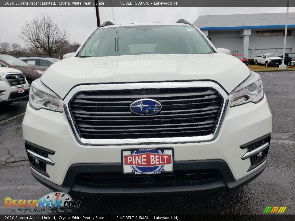 2020 Subaru Ascent Limited Crystal White Pearl / Slate Photo #2