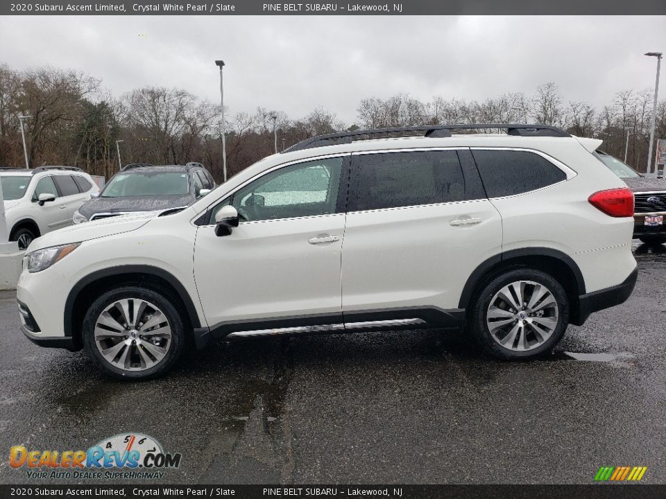 2020 Subaru Ascent Limited Crystal White Pearl / Slate Photo #3