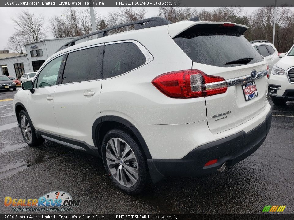 2020 Subaru Ascent Limited Crystal White Pearl / Slate Photo #4