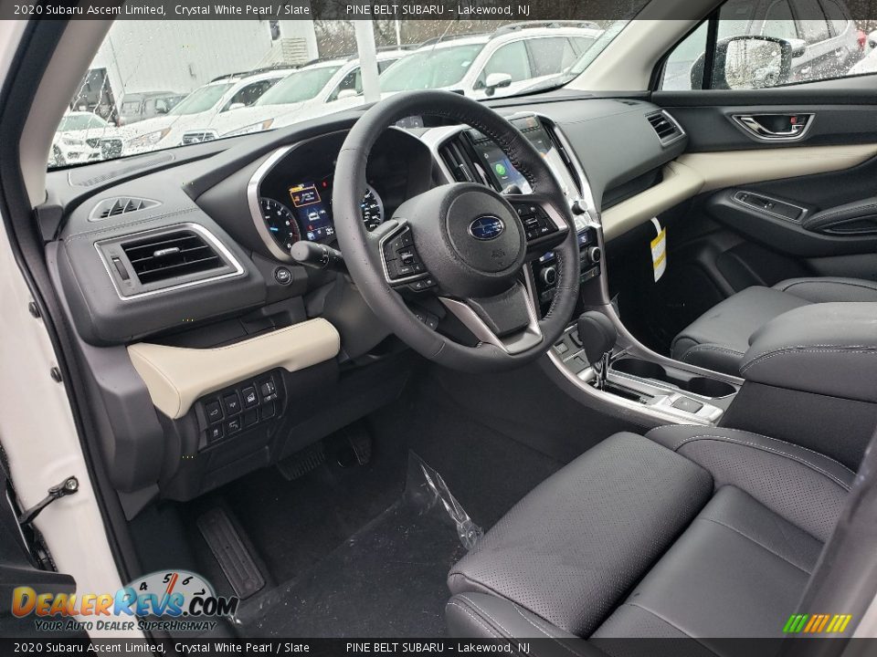 2020 Subaru Ascent Limited Crystal White Pearl / Slate Photo #7