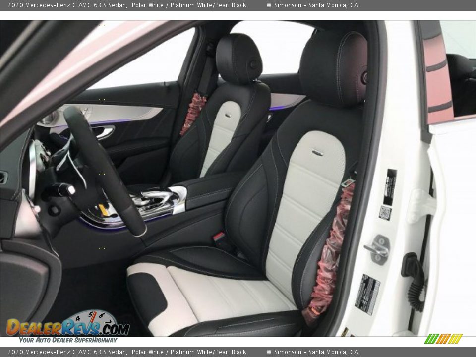 Front Seat of 2020 Mercedes-Benz C AMG 63 S Sedan Photo #14