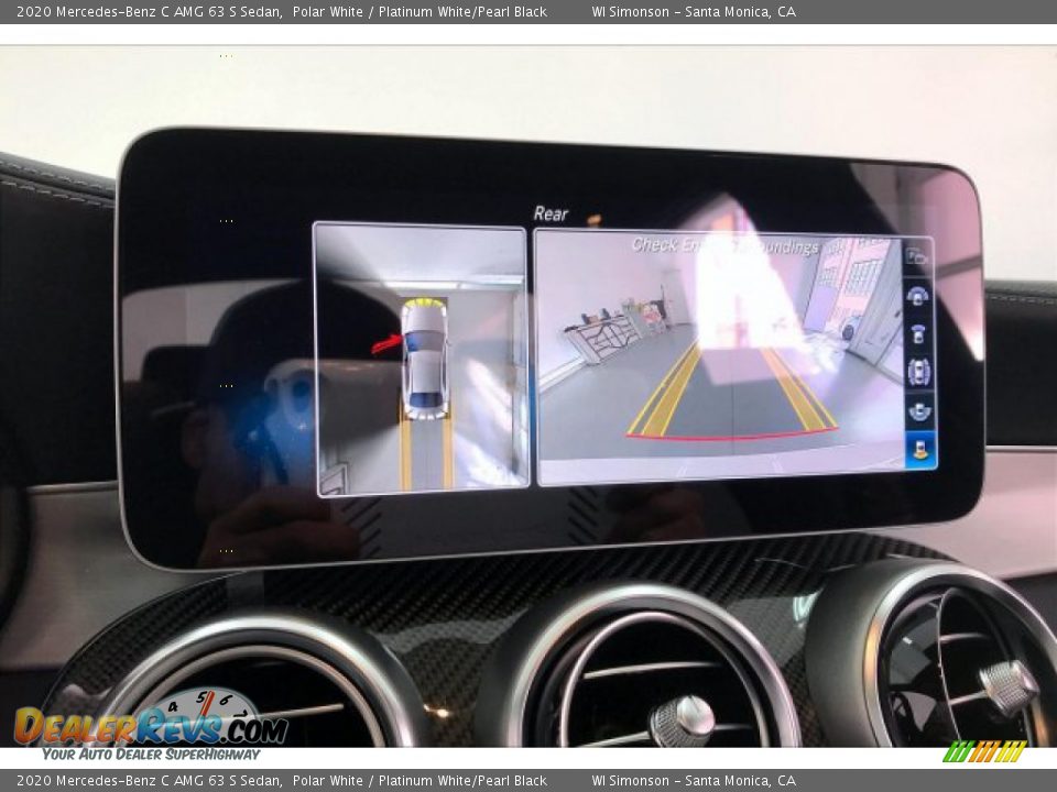 2020 Mercedes-Benz C AMG 63 S Sedan Polar White / Platinum White/Pearl Black Photo #21
