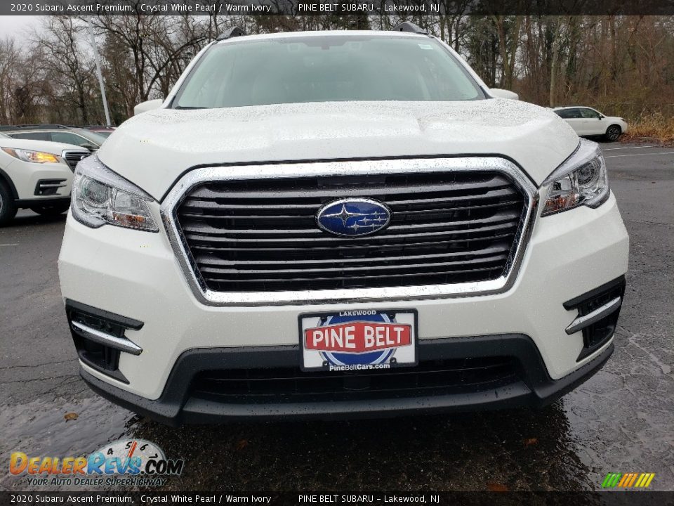 2020 Subaru Ascent Premium Crystal White Pearl / Warm Ivory Photo #2