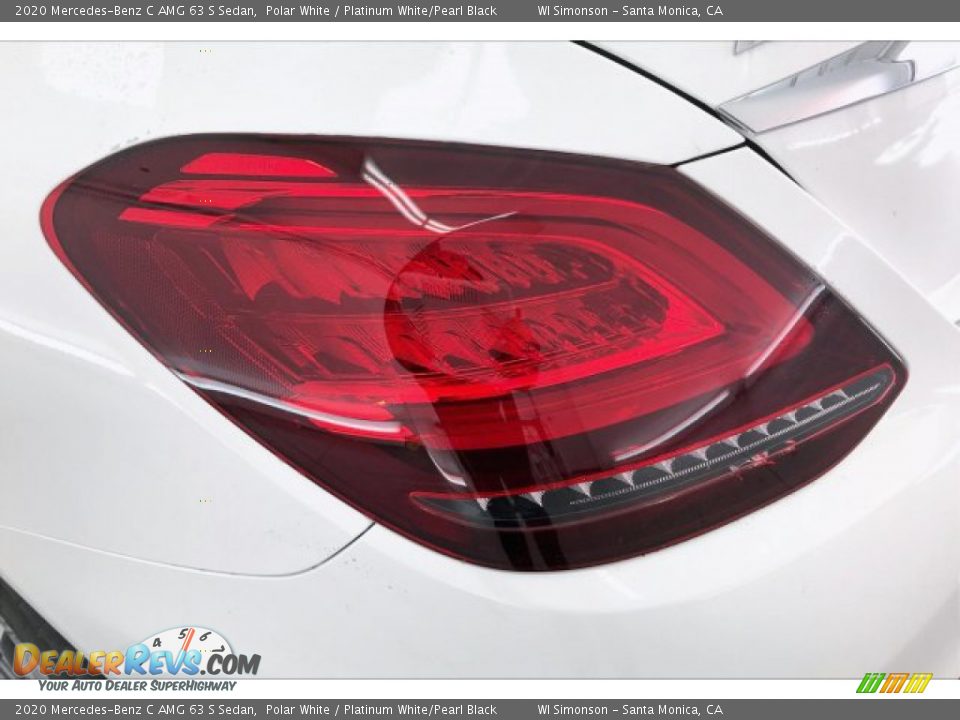 2020 Mercedes-Benz C AMG 63 S Sedan Polar White / Platinum White/Pearl Black Photo #26