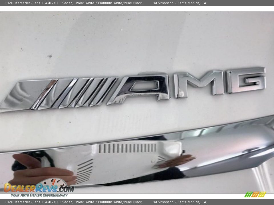 2020 Mercedes-Benz C AMG 63 S Sedan Polar White / Platinum White/Pearl Black Photo #27
