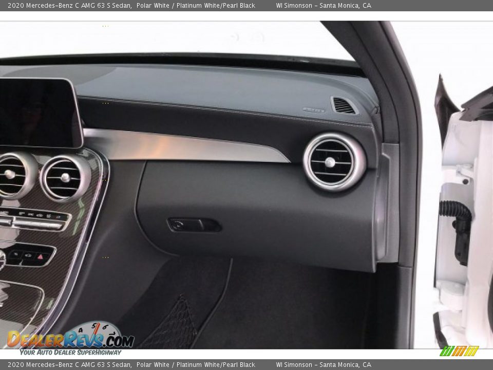 2020 Mercedes-Benz C AMG 63 S Sedan Polar White / Platinum White/Pearl Black Photo #28