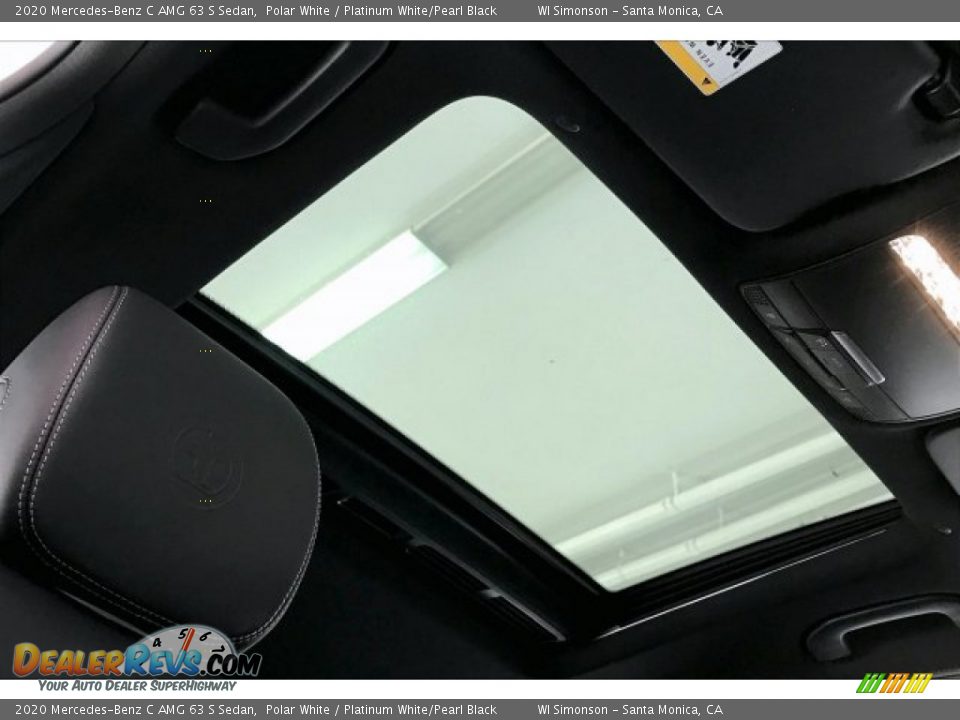 2020 Mercedes-Benz C AMG 63 S Sedan Polar White / Platinum White/Pearl Black Photo #29