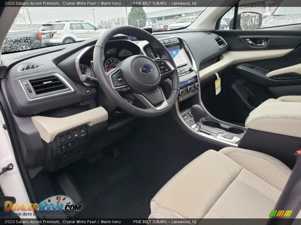 Warm Ivory Interior - 2020 Subaru Ascent Premium Photo #7