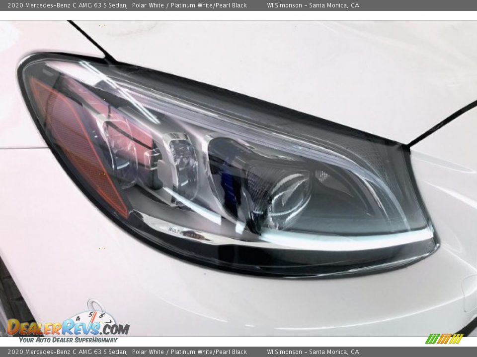 2020 Mercedes-Benz C AMG 63 S Sedan Polar White / Platinum White/Pearl Black Photo #32