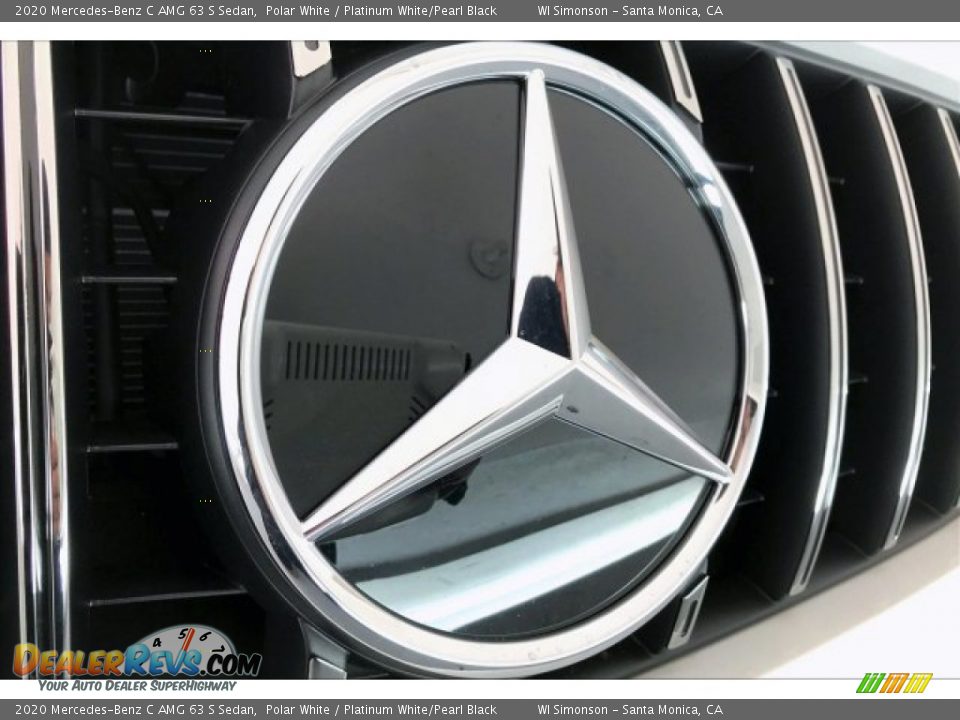 2020 Mercedes-Benz C AMG 63 S Sedan Polar White / Platinum White/Pearl Black Photo #33