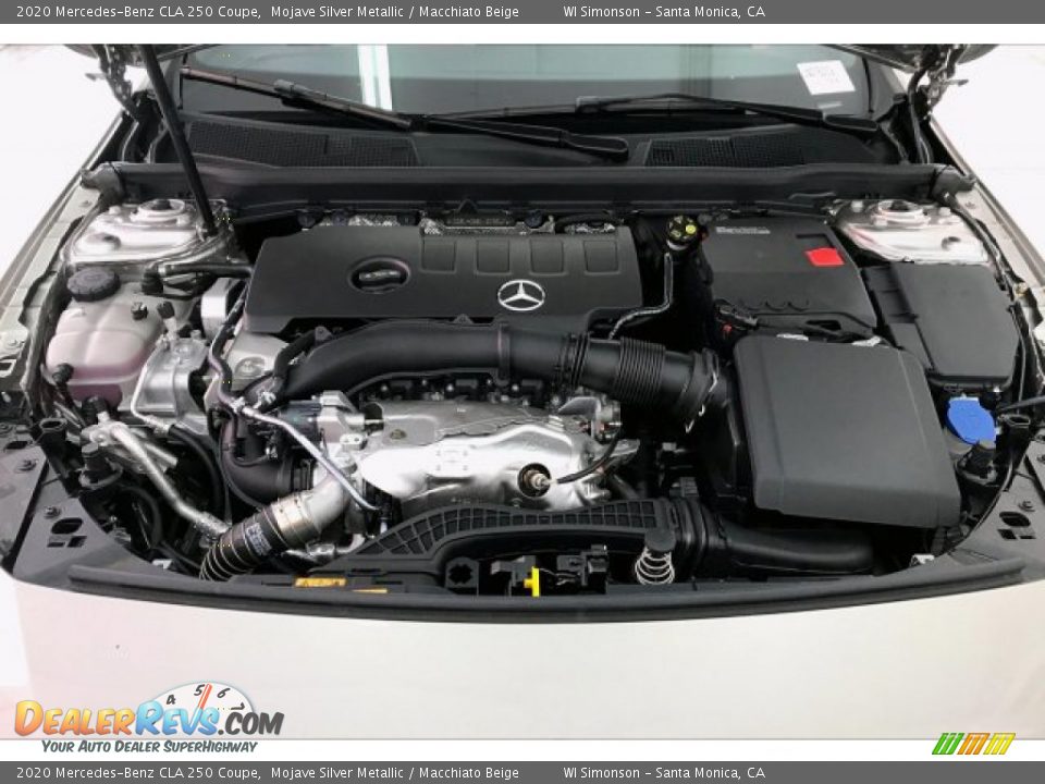 2020 Mercedes-Benz CLA 250 Coupe Mojave Silver Metallic / Macchiato Beige Photo #8