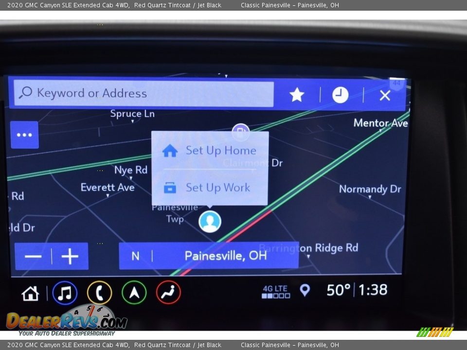 2020 GMC Canyon SLE Extended Cab 4WD Red Quartz Tintcoat / Jet Black Photo #2