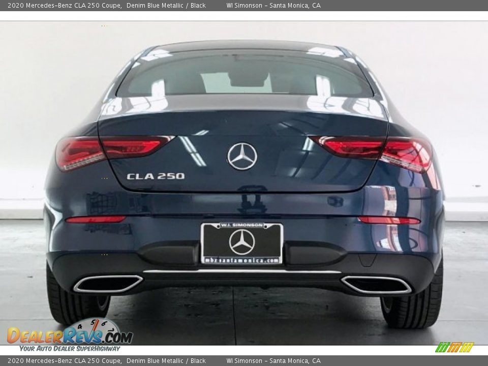 2020 Mercedes-Benz CLA 250 Coupe Denim Blue Metallic / Black Photo #3