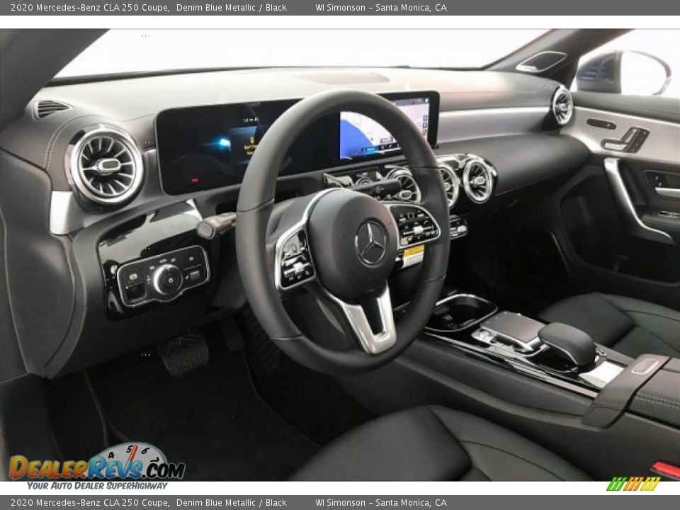 2020 Mercedes-Benz CLA 250 Coupe Denim Blue Metallic / Black Photo #4