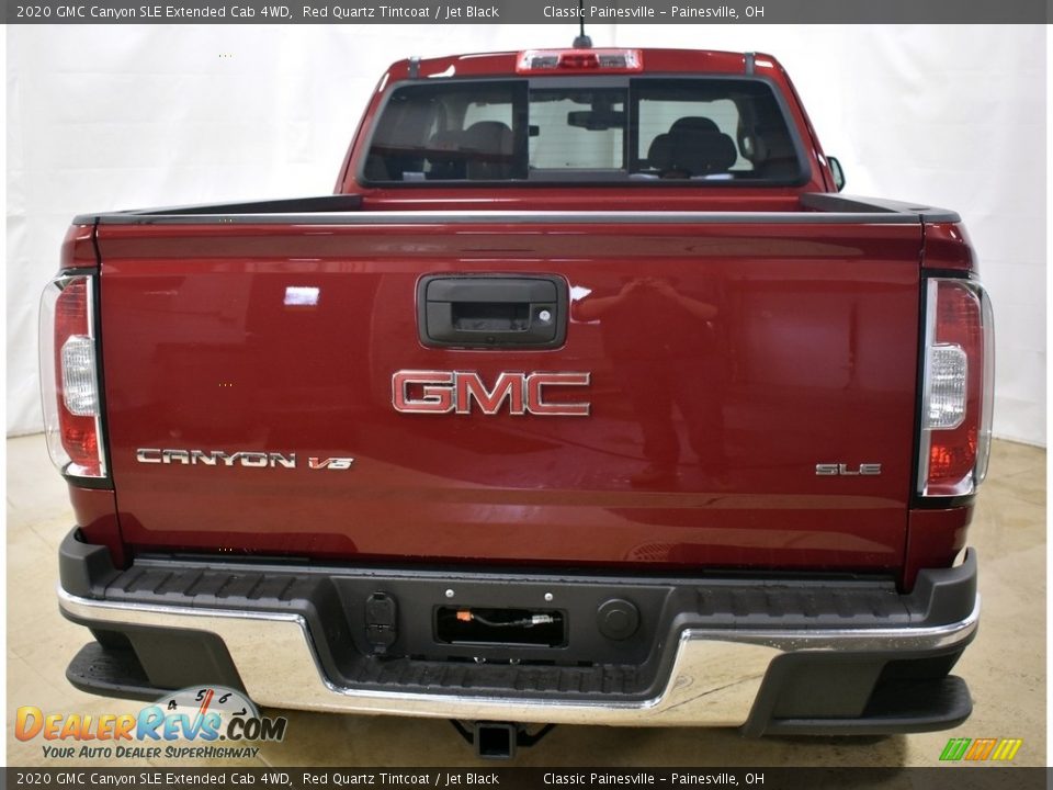 2020 GMC Canyon SLE Extended Cab 4WD Red Quartz Tintcoat / Jet Black Photo #8