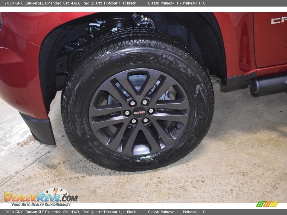 2020 GMC Canyon SLE Extended Cab 4WD Red Quartz Tintcoat / Jet Black Photo #10