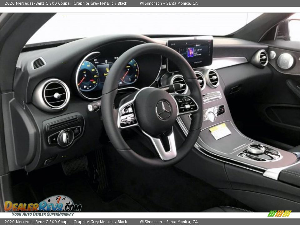 2020 Mercedes-Benz C 300 Coupe Graphite Grey Metallic / Black Photo #4