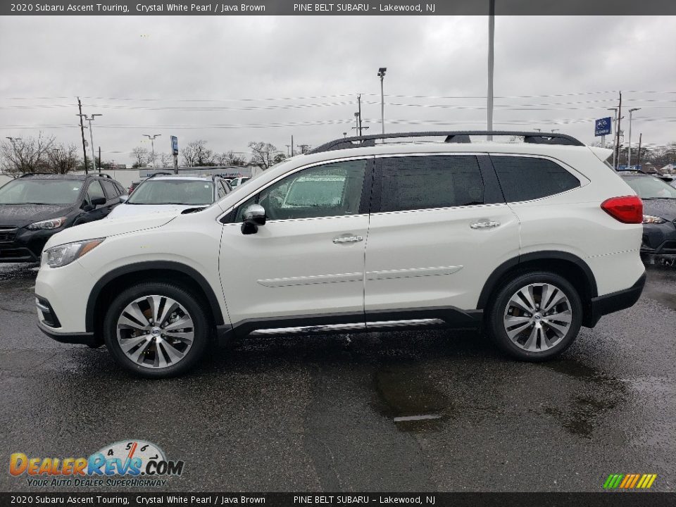 2020 Subaru Ascent Touring Crystal White Pearl / Java Brown Photo #3