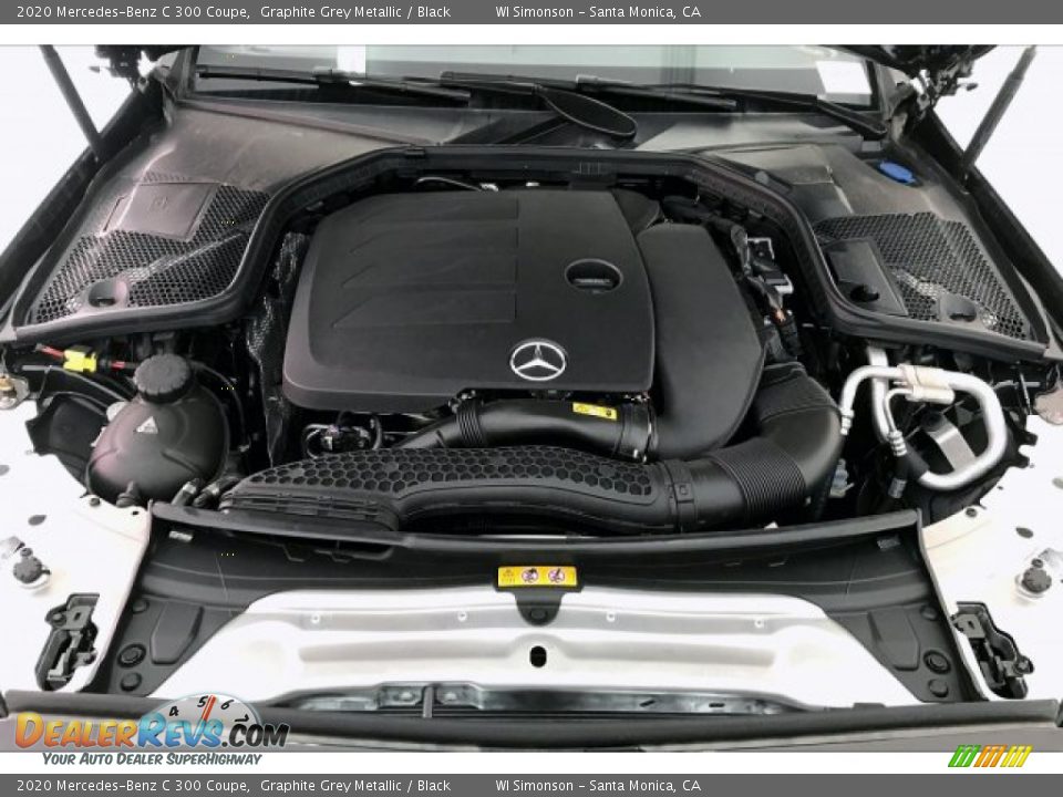 2020 Mercedes-Benz C 300 Coupe Graphite Grey Metallic / Black Photo #8
