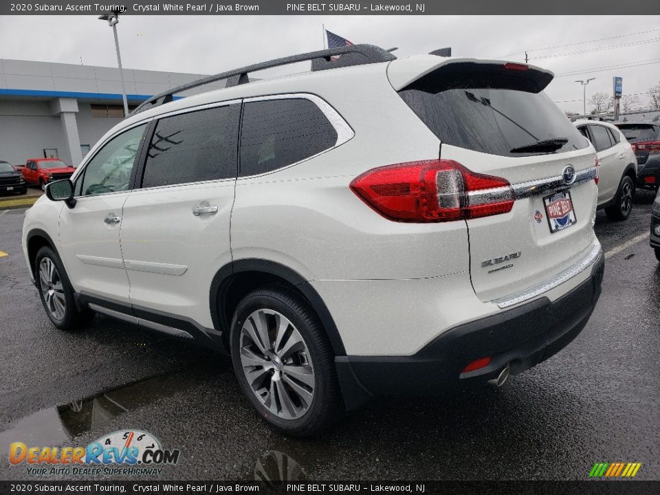 2020 Subaru Ascent Touring Crystal White Pearl / Java Brown Photo #4