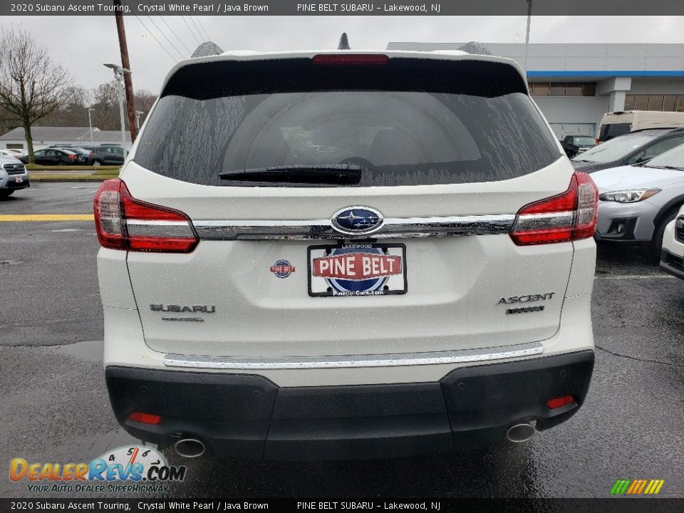 2020 Subaru Ascent Touring Crystal White Pearl / Java Brown Photo #5