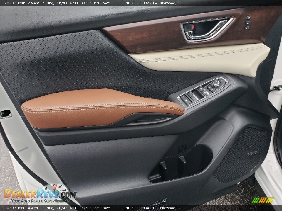 2020 Subaru Ascent Touring Crystal White Pearl / Java Brown Photo #8