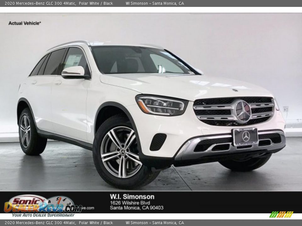 2020 Mercedes-Benz GLC 300 4Matic Polar White / Black Photo #1