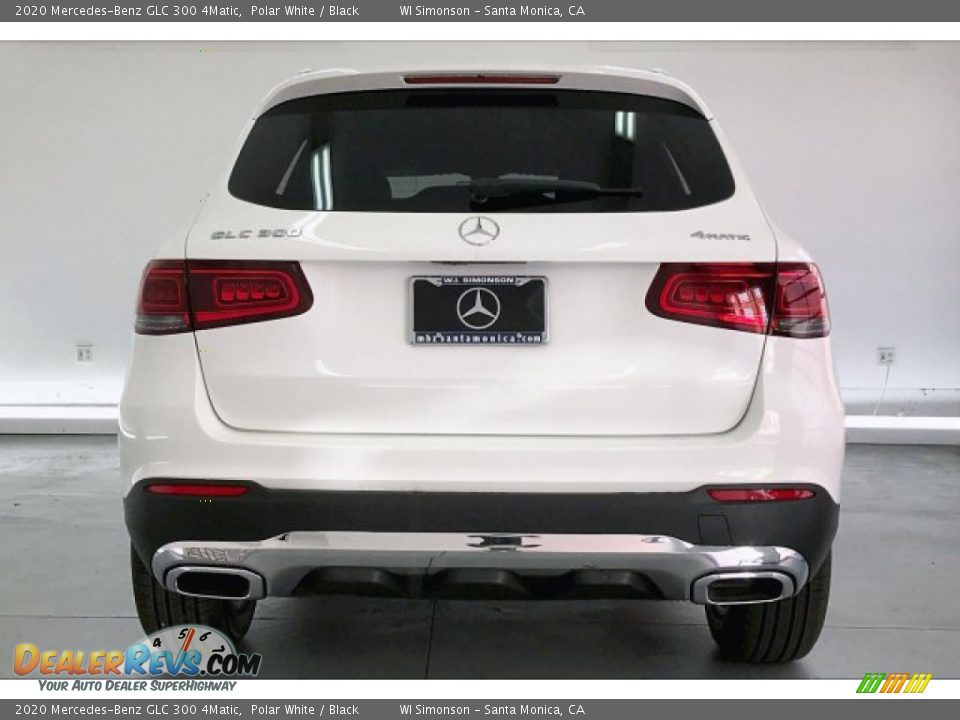 2020 Mercedes-Benz GLC 300 4Matic Polar White / Black Photo #3