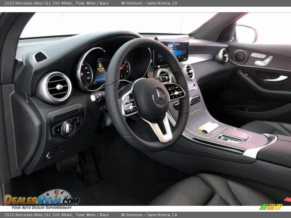 2020 Mercedes-Benz GLC 300 4Matic Polar White / Black Photo #4