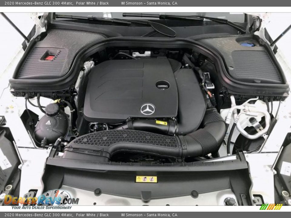 2020 Mercedes-Benz GLC 300 4Matic Polar White / Black Photo #8