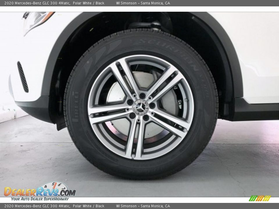2020 Mercedes-Benz GLC 300 4Matic Polar White / Black Photo #9