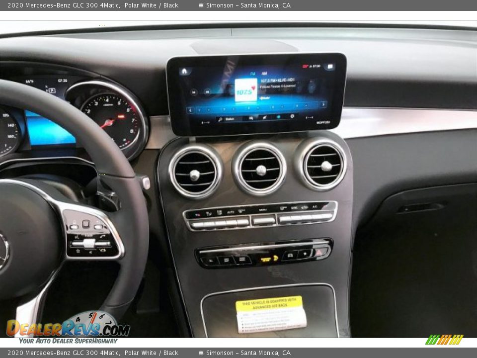 2020 Mercedes-Benz GLC 300 4Matic Polar White / Black Photo #6