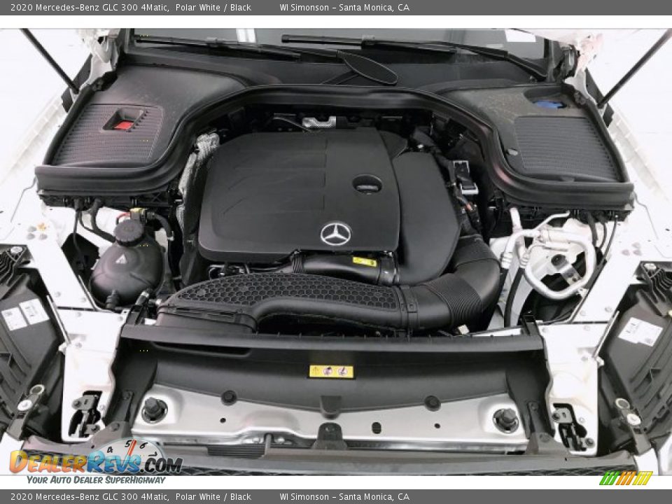 2020 Mercedes-Benz GLC 300 4Matic Polar White / Black Photo #8
