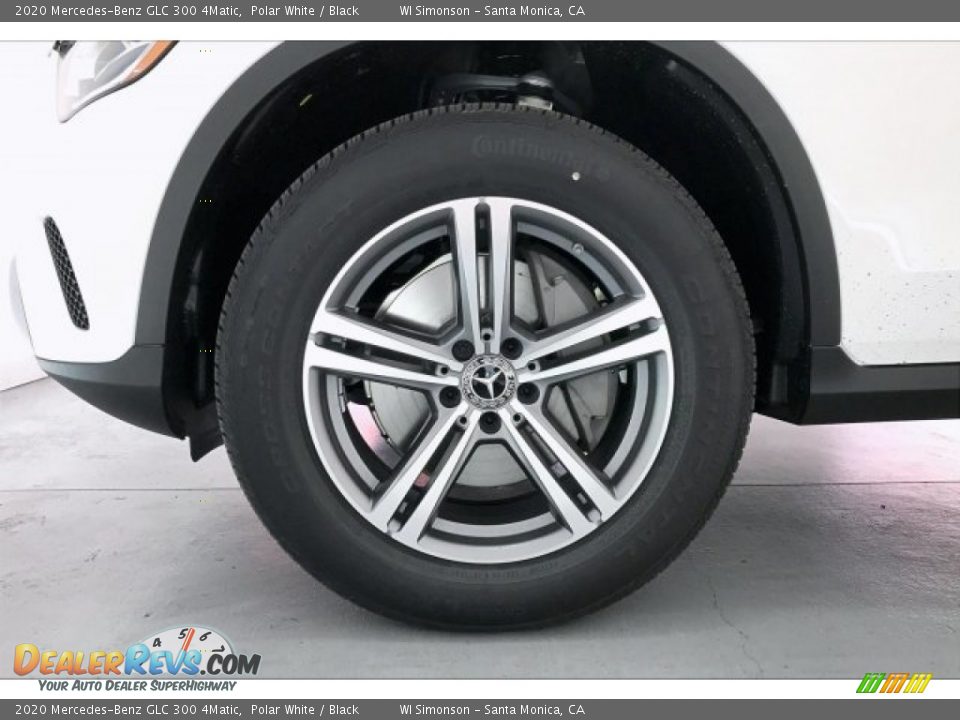 2020 Mercedes-Benz GLC 300 4Matic Polar White / Black Photo #9