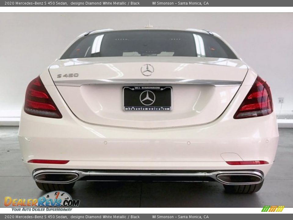2020 Mercedes-Benz S 450 Sedan designo Diamond White Metallic / Black Photo #3
