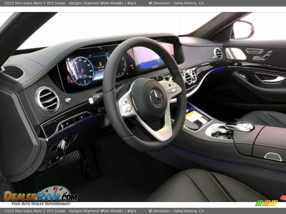 2020 Mercedes-Benz S 450 Sedan designo Diamond White Metallic / Black Photo #4