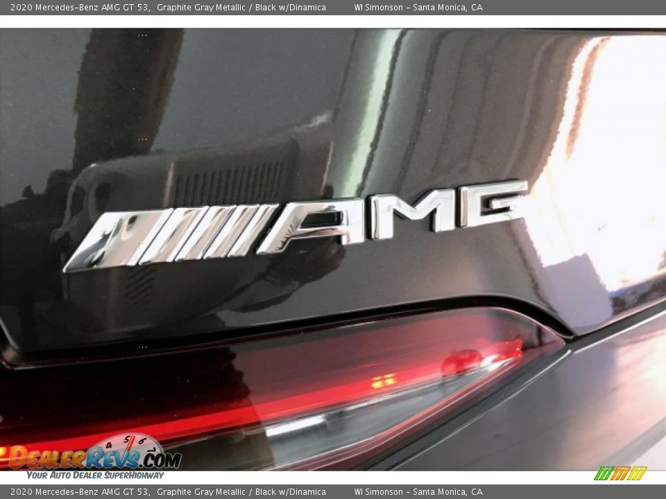 2020 Mercedes-Benz AMG GT 53 Graphite Gray Metallic / Black w/Dinamica Photo #27