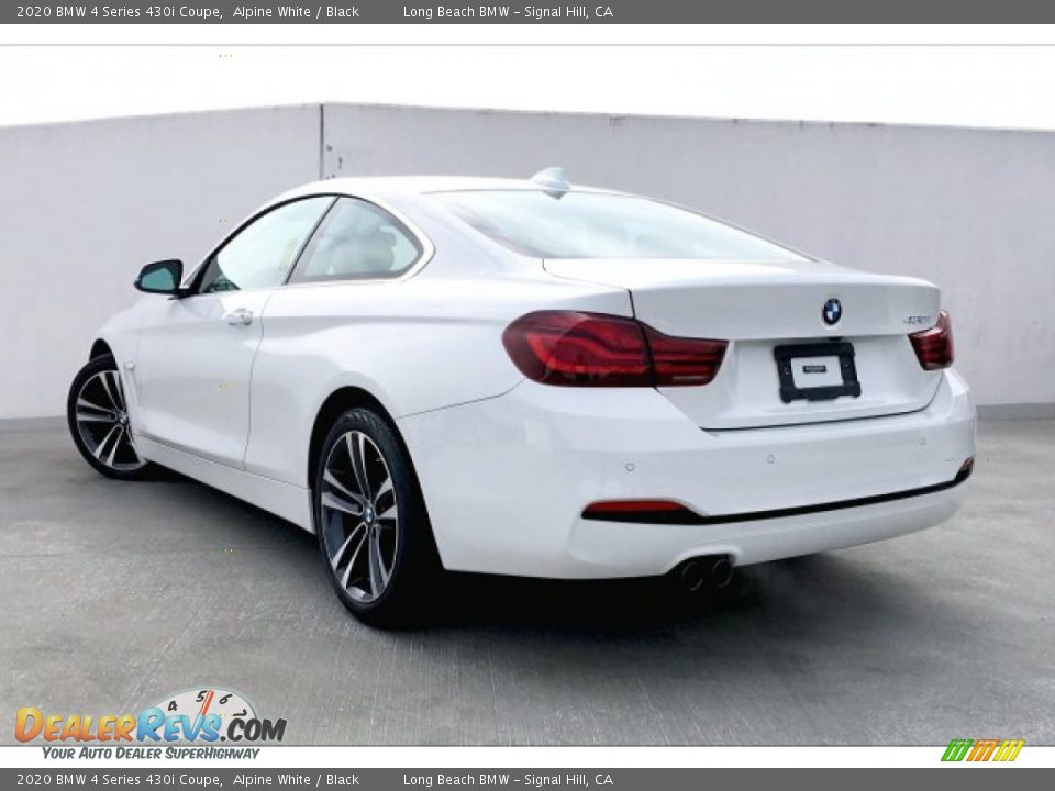 2020 BMW 4 Series 430i Coupe Alpine White / Black Photo #2