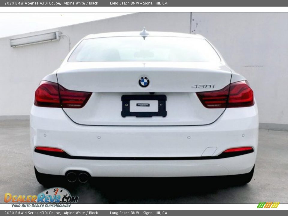 2020 BMW 4 Series 430i Coupe Alpine White / Black Photo #3