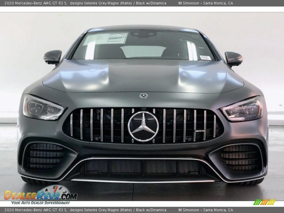 2020 Mercedes-Benz AMG GT 63 S designo Selenite Grey Magno (Matte) / Black w/Dinamica Photo #2