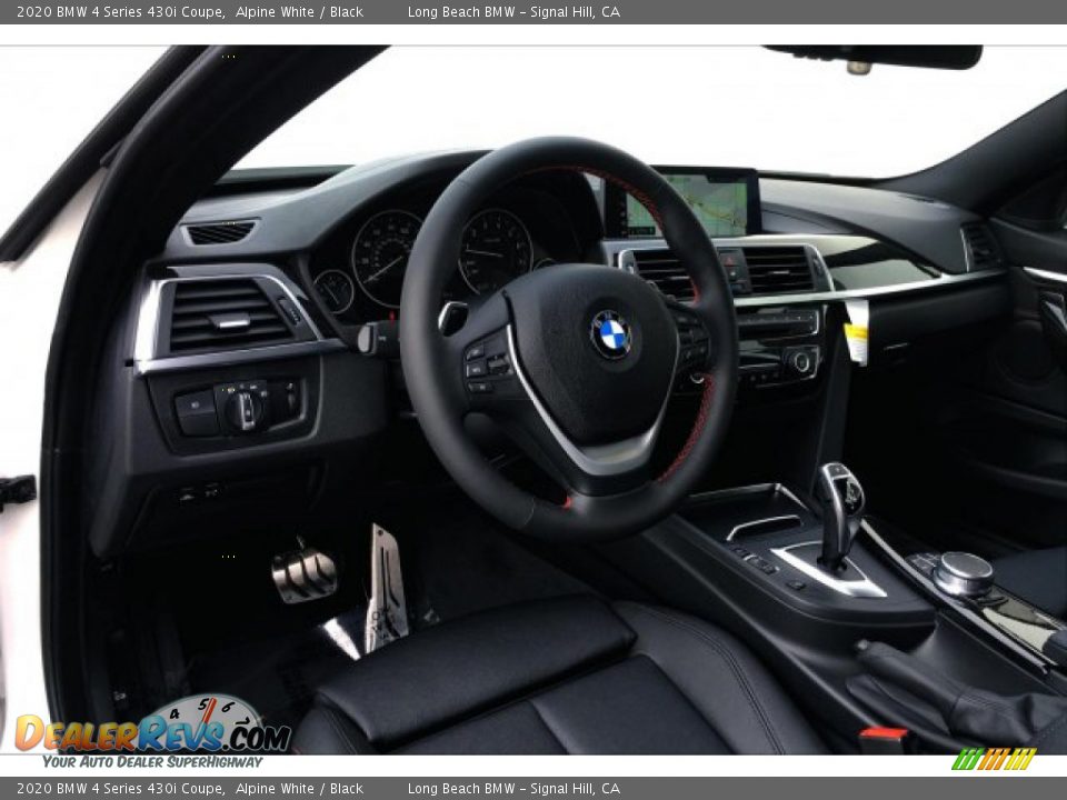 2020 BMW 4 Series 430i Coupe Alpine White / Black Photo #4